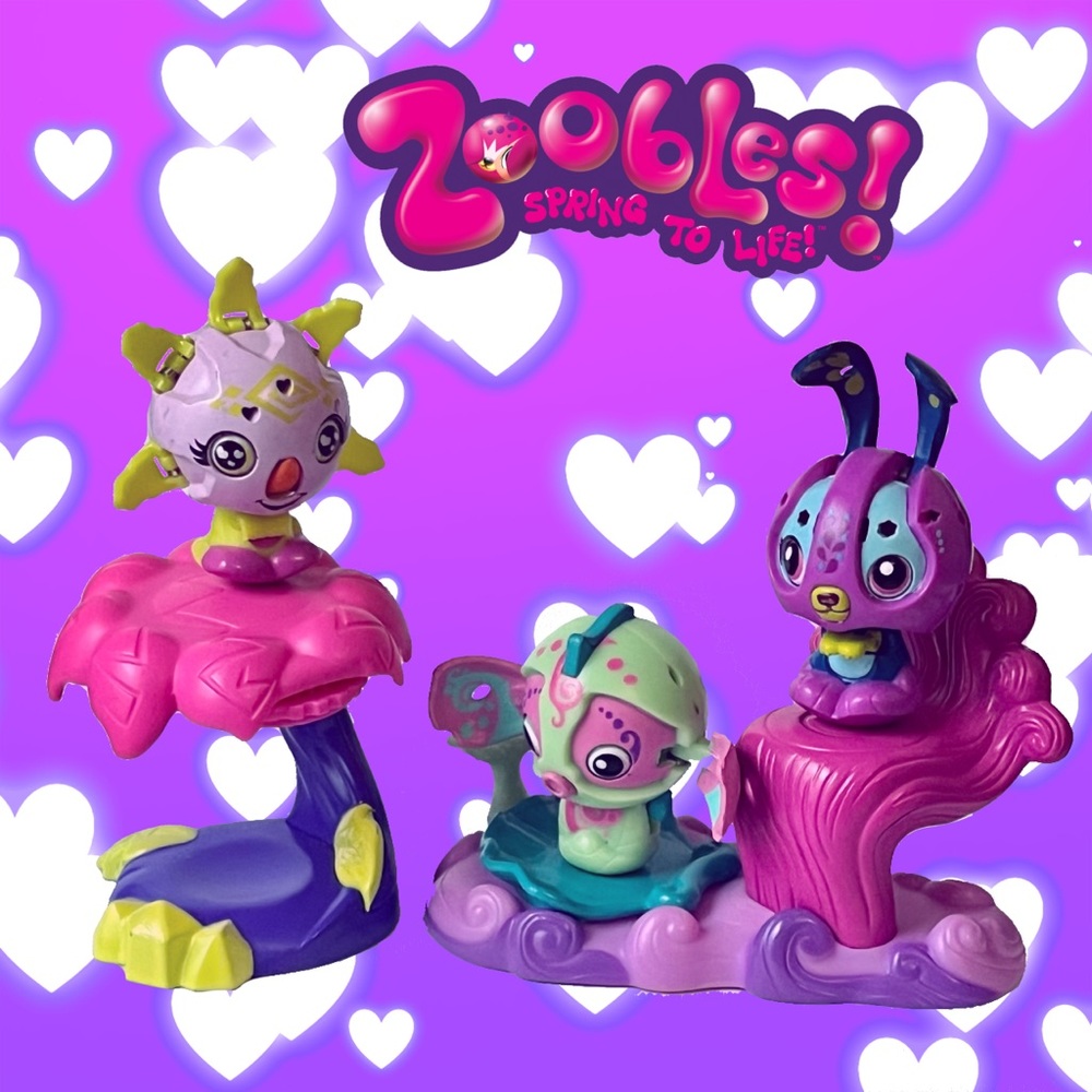 Spin Master Mini Magnet Toys Zoobles with Sets
